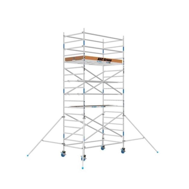 ASC ROLSTEIGER 135 X 250 X 6.2 WH, Doe-het-zelf en Verbouw, Steigers, Nieuw, Rolsteiger of Kamersteiger, 5 meter of hoger, Verzenden