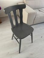4x cafestoel, Ophalen of Verzenden, Gebruikt, Grijs, Hout