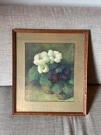 Bloemstilleven (achter glas), Ophalen of Verzenden