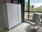 Kledingkast vintage retro grijs baby-, peuter-, kinderkamer, Kinderen en Baby's, Kinderkamer | Commodes en Kasten, Ophalen, 50 tot 70 cm