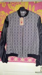 Nieuw! net bomber jas geblokt, Zwart, Maat 42/44 (L), Nieuw, Ophalen of Verzenden