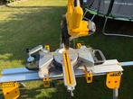 ZGAN Dewalt DWS774-QS afkort/verstaakzaag incl. Onderstel, Doe-het-zelf en Verbouw, Gereedschap | Zaagmachines, Ophalen, 70 mm of meer
