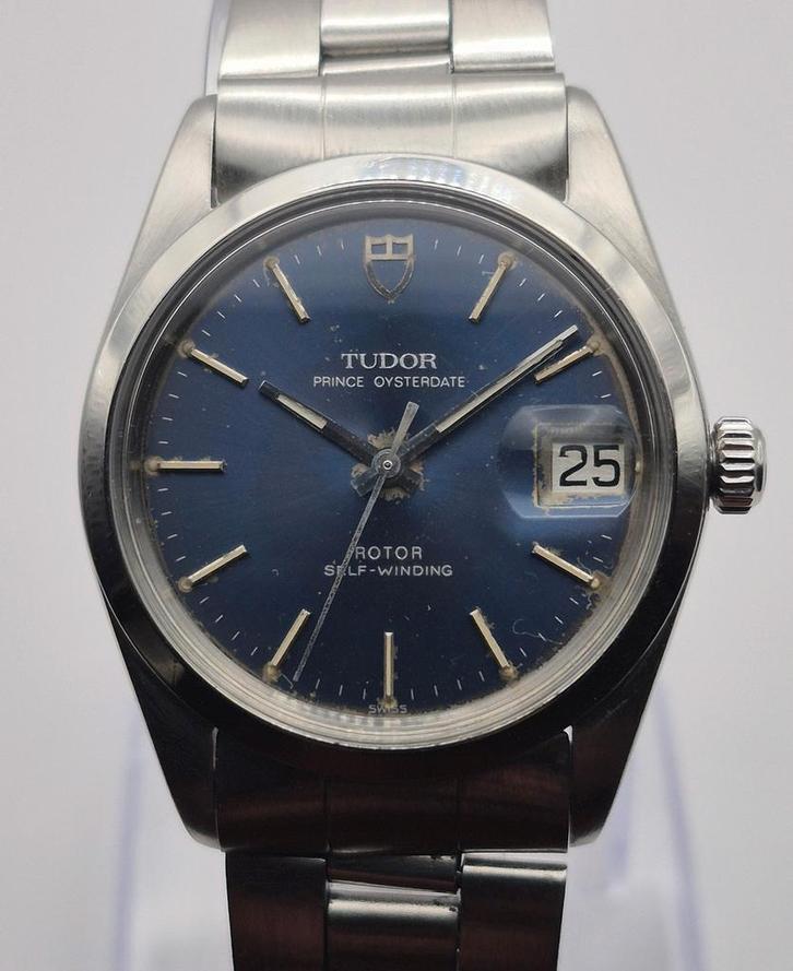 Tudor Prince OysterDate 74000 - Vintage 34mm Automaat, Sieraden, Tassen en Uiterlijk, Horloges | Kinderen, Gebruikt, Jongen of Meisje