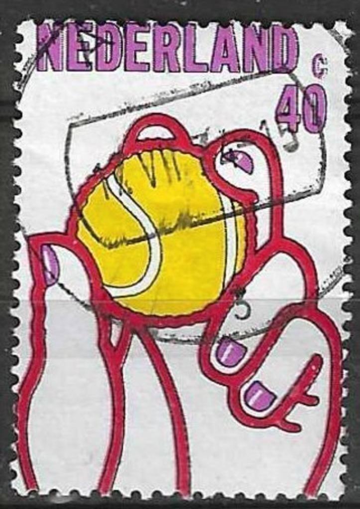 Nederland 1974 - Yvert 1002 - Sporten - Tennis (ST), Postzegels en Munten, Postzegels | Nederland, Verzenden