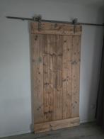 Steigerhouten Schuifdeur loftdeur op Rail, Ophalen, Schuifdeur, Binnendeur, 200 tot 215 cm