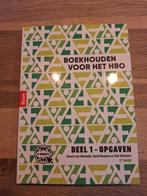 Boekhouden voor het HBO - Deel 1 Opgaven, Ophalen, Gerard van Heeswijk, David Bouman, Stef Stienstra, HBO, Zo goed als nieuw