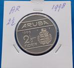 Aruba 2½ Florin 1998 - Beatrix UNC, Postzegels en Munten, Munten | Nederland, Verzenden, Koningin Beatrix, 2½ gulden, Losse munt