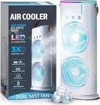Ventilator wit dubbel met verlichting en verkoeling. Nieuw., Witgoed en Apparatuur, Ventilatoren, Ophalen of Verzenden, Nieuw