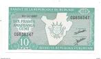 *burundi 10 francs 2007 km 33E unc, Postzegels en Munten, Bankbiljetten | Afrika, Verzenden, Overige landen, Los biljet