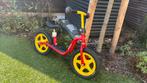 PUKY Loopfiets Rood/Geel 12 inch + Standaard, Kinderen en Baby's, Speelgoed | Buiten | Voertuigen en Loopfietsen, Ophalen, Gebruikt