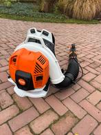 Stihl BR 800 Ruggedragen Bladblazer, Tuin en Terras, Bladblazers, Benzine, Gebruikt, Ruggedragen, Ophalen of Verzenden