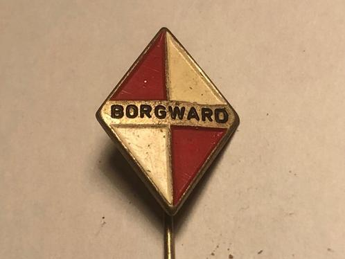 Metalen BORGWARD AUTOMERK Speld (Rood/Wit/Zwart)., Verzamelen, Speldjes, Pins en Buttons, Zo goed als nieuw, Speldje of Pin, Transport