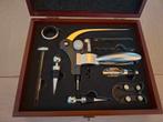 Wijnset in Houten Kist, Ophalen, Zo goed als nieuw