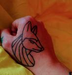 Hand poke tattoo, Ophalen of Verzenden