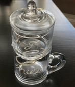 Riviera Maison suiker & melk potjes, Huis en Inrichting, Keuken | Servies, Ophalen, Glas of Glazen, Overige stijlen, Glas