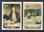 Aitutaki Cook Islands 1979 pf mi 308 - 309 james cook, Verzenden, Postfris