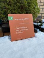 Staatsbosbeheer bord Begrazingsgebied geen loslopende honden, Ophalen of Verzenden