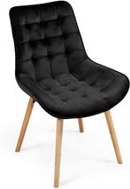 Eetkamerstoelen set van 2, Huis en Inrichting, Stoelen, Metaal, Twee, Zwart, Nieuw