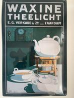 Vintage Waxine Theelicht Advertentiebord Verkade, Ophalen of Verzenden