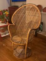 Vintage Rotan Peacock chair, Ophalen