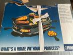 8 personen Princess classic stone, raclette en grill set, Witgoed en Apparatuur, Gourmetstellen, Ophalen of Verzenden, Zo goed als nieuw