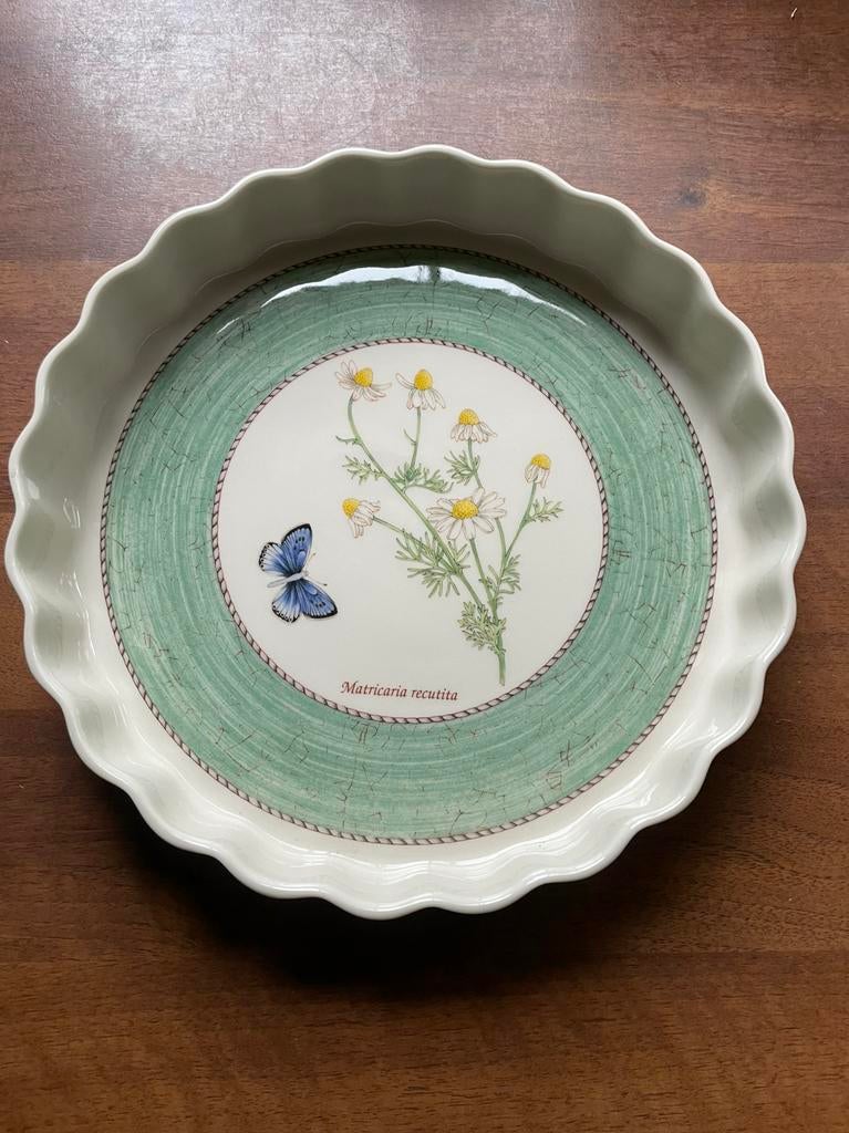 Wedgwood SARAHS GARDEN quiche, Ophalen of Verzenden, Zo goed als nieuw, Bord(en), Wedgwood