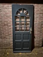 Hardhouten buitendeur. 82.5x201cm., Doe-het-zelf en Verbouw, Deuren en Horren, Ophalen, Gebruikt, 80 tot 100 cm, Buitendeur