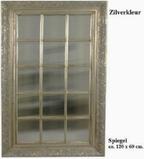 Spiegel zilverkleur ca. 120 x 60 NIEUW!, Ophalen, Nieuw, Rechthoekig