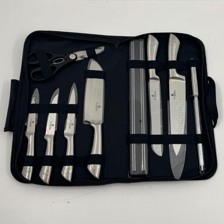 Berlinger Haus messenset 9 delig | In hoes |, Huis en Inrichting, Keuken | Keukenbenodigdheden, Zo goed als nieuw, Ophalen of Verzenden