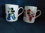 Disney bekers , vintage 1987, Ophalen of Verzenden, Mickey Mouse, Zo goed als nieuw, Servies