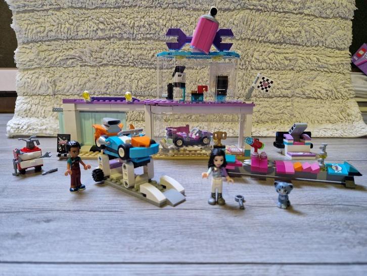 Lego Friends 41351 Kart Creatieve Tuningshop, Kinderen en Baby's, Speelgoed | Duplo en Lego, Zo goed als nieuw, Lego, Complete set