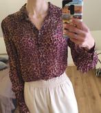 Dames blouse, bruin, panterprint, Fifth House, maat S, zgan, Bruin, Ophalen of Verzenden, Zo goed als nieuw, Maat 36 (S)
