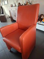 4 Eetkamerstoelen, Ophalen, Gebruikt, Overige kleuren, Leer