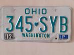 Kentekenplaat Ohio Amerika usa., Ophalen of Verzenden, Gebruikt, Auto's