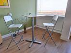 IKEA bar-tafel met 2 stoelen, Huis en Inrichting, Tafels | Statafels, Zo goed als nieuw, Ophalen