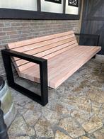 Loungebank poten staal - zwart gepoedercoat, Tuin en Terras, Ophalen, Nieuw, Metaal
