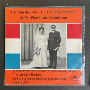 Vinyl single huwelijk prinses Margriet beschikbaar voor biedingen