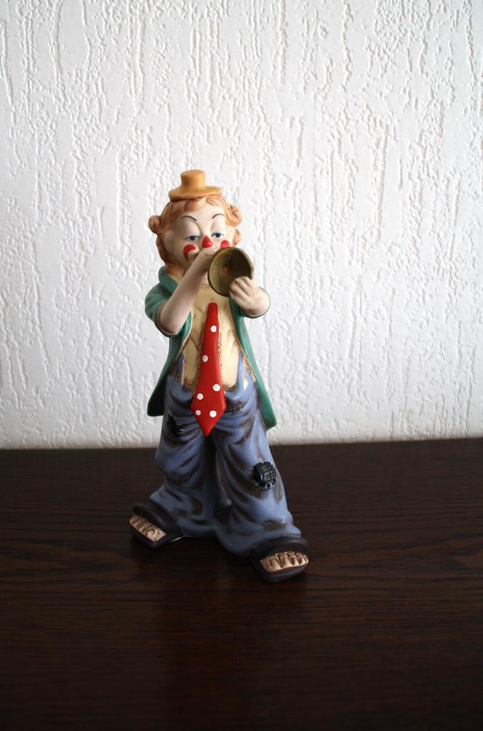 Leuke Clowns beeldjes met muziek instrument., Verzamelen, Beelden en Beeldjes, Ophalen of Verzenden, Zo goed als nieuw, Overige typen