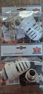 Thermostatische radiatorkraan, 2 stuk. Nieuw, Doe-het-zelf en Verbouw, Verwarming en Radiatoren, Minder dan 30 cm, Radiator, Nieuw