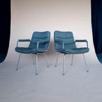 2 Groene Stoelen | Artifort | Geoffrey Harcourt, Ophalen, Gebruikt, Overige kleuren, Stof