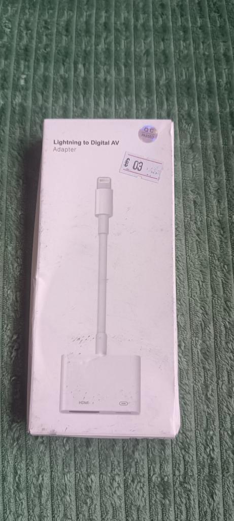 Lightning naar HDMI + Lightning Adapter | iPhone  TV, Computers en Software, Laptop-opladers, Nieuw, Ophalen of Verzenden