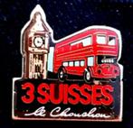 London- 3 Suisses pin, Verzenden, Nieuw, Stad of Land, Speldje of Pin