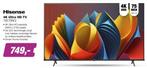 Hisense 75E79NQ.  75-inch QLED, QLED, Nieuw, Service@kemcovoordeelshop.nl, 60 tot 80 cm