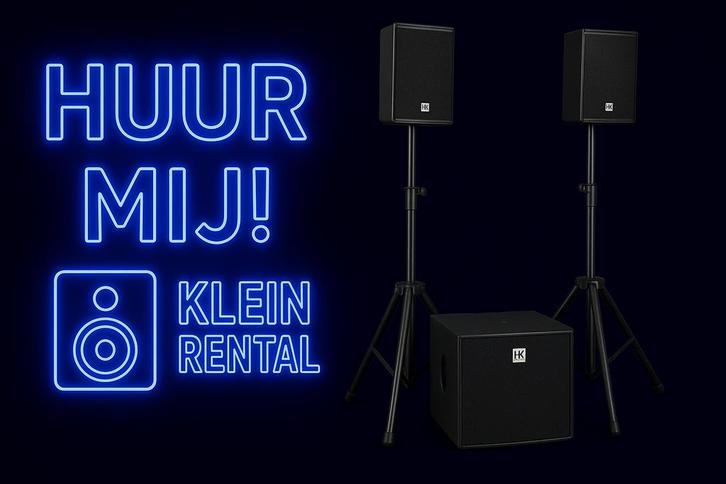 HK Audio impact PA set huren, partyspeaker, partybox, feest, Audio, Tv en Foto, Luidsprekers, Zo goed als nieuw, Subwoofer, 120 watt of meer