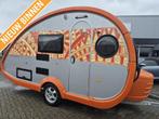 T@B Mexican Sunset 400 2017 1500 as,voortent, douche 18750,-, Caravans en Kamperen, Standaardzit, Overige typen, Schokbreker, 750 - 1000 kg