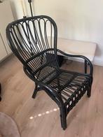 Ikea Storsele Stoel Zwart Rotan, Huis en Inrichting, Stoelen, Zwart, Riet of Rotan, Ophalen of Verzenden, Zo goed als nieuw