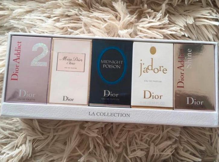 La  collection Dior Midnight Poison-addict Shine en 2-Cherie, Verzamelen, Parfumverzamelingen, Nieuw, Miniatuur, Gevuld, Verzenden