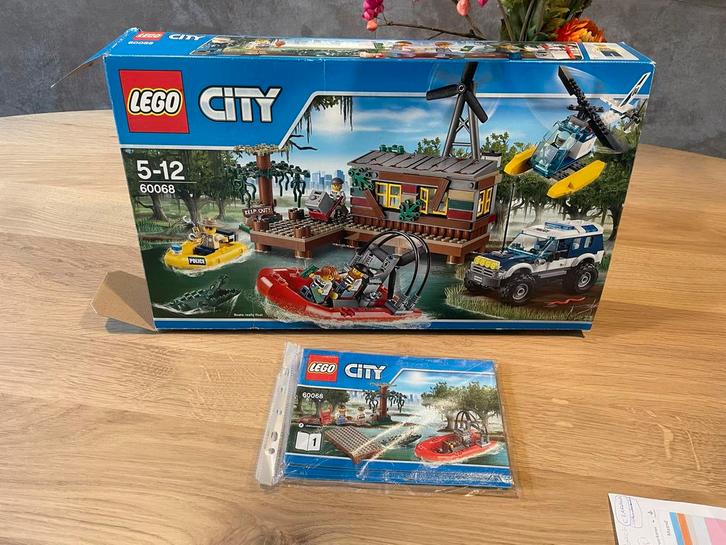 Lego City 60068: Moeraspolitie - lege Doos & Handleiding, Kinderen en Baby's, Speelgoed | Duplo en Lego, Gebruikt, Lego, Complete set