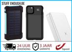 Powerbank Hoge Capaciteit Qi Solar Externe Batterij Hoesje, Verzenden, Nieuw