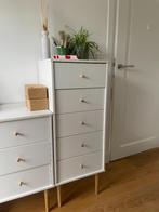 JYSK Skinny Drawers, 5 laden of meer, 100 tot 150 cm, Zo goed als nieuw, Modern, minimal, timeless